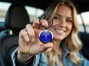 Tesla Portallaves Acabado Metálico Robusto